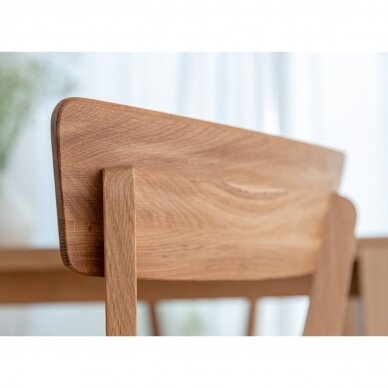 Kėdė, natūralaus ąžuolo, 85,5x46,5x50 cm 6