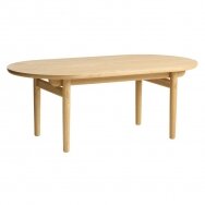 Kavos staliukas, ąžuolo masyvo/faneruotės, 45x130x70 cm