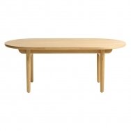 Kavos staliukas, ąžuolo masyvo/faneruotės, 45x130x70 cm