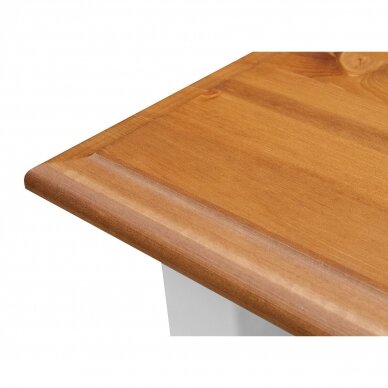 Kavos staliukas mažas, natūralios suomiškos pušies, 48x70x70 cm
