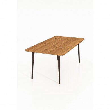 Kavos staliukas, natūralaus ąžuolo, 45x110x60 cm 1