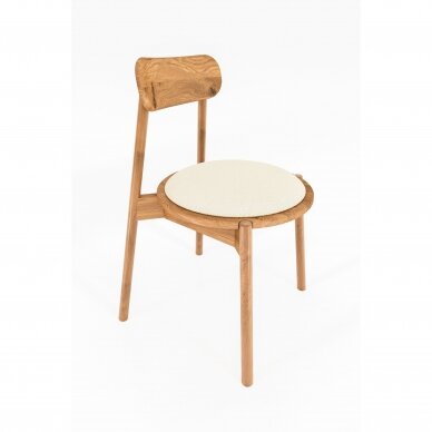 Kėdė, natūralaus ąžuolo, 80x50x47 cm 1