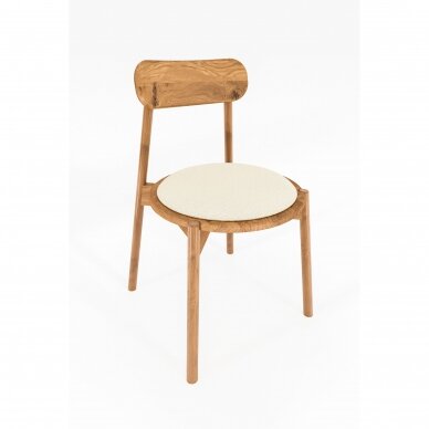 Kėdė, natūralaus ąžuolo, 80x50x47 cm