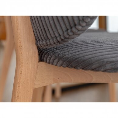 Kėdė, natūralaus buko, 79x51x46 cm 4