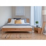 Spintelė prie lovos, natūralaus ąžuolo, 35x50x35 cm