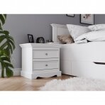Spintelė prie lovos, natūralios suomiškos pušies, 53x60x45 cm